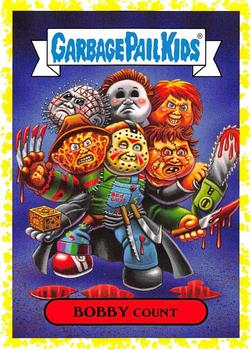 2019 Topps Garbage Pail Kids: Revenge of Oh, the Horror-ible! - Blood Splatter Yellow #15b Bobby Count Front