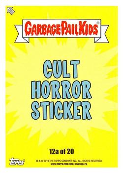2019 Topps Garbage Pail Kids: Revenge of Oh, the Horror-ible! - Blood Splatter Yellow #12a Kelli Comet Back