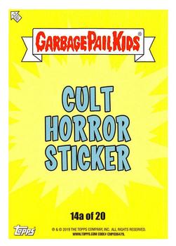 2019 Topps Garbage Pail Kids: Revenge of Oh, the Horror-ible! - Blood Splatter Yellow #14a Scanned Stan Back