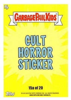 2019 Topps Garbage Pail Kids: Revenge of Oh, the Horror-ible! - Blood Splatter Yellow #15a Organ Nick Back