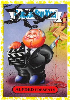 2019 Topps Garbage Pail Kids: Revenge of Oh, the Horror-ible! - Blood Splatter Yellow #9a Alfred Presents Front