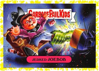2019 Topps Garbage Pail Kids: Revenge of Oh, the Horror-ible! - Blood Splatter Yellow #11a Jerked Joebob Front