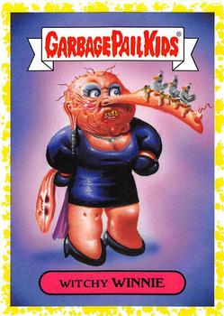 2019 Topps Garbage Pail Kids: Revenge of Oh, the Horror-ible! - Blood Splatter Yellow #2a Witchy Winnie Front