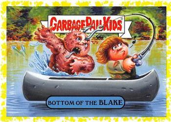 2019 Topps Garbage Pail Kids: Revenge of Oh, the Horror-ible! - Blood Splatter Yellow #6b Bottom of the Blake Front
