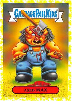 2019 Topps Garbage Pail Kids: Revenge of Oh, the Horror-ible! - Blood Splatter Yellow #8b Axed Max Front