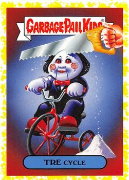 2019 Topps Garbage Pail Kids: Revenge of Oh, the Horror-ible! - Blood Splatter Yellow #12a Tre Cycle Front