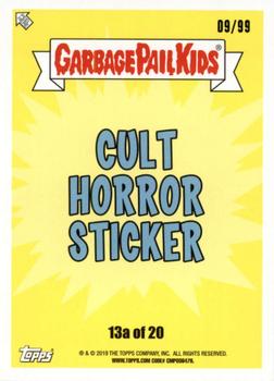 2019 Topps Garbage Pail Kids: Revenge of Oh, the Horror-ible! - Blood Splatter Blue #13a Tammy Warp Back