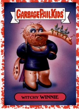 2019 Topps Garbage Pail Kids: Revenge of Oh, the Horror-ible! - Blood Splatter Red #2a Witchy Winnie Front