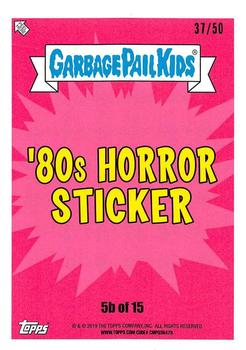 2019 Topps Garbage Pail Kids: Revenge of Oh, the Horror-ible! - Blood Splatter Gold #5b Ash vs. Ash Back