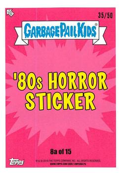 2019 Topps Garbage Pail Kids: Revenge of Oh, the Horror-ible! - Blood Splatter Gold #8a Lost Boyd Back