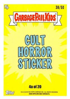 2019 Topps Garbage Pail Kids: Revenge of Oh, the Horror-ible! - Blood Splatter Gold #4a Thud Bud Back