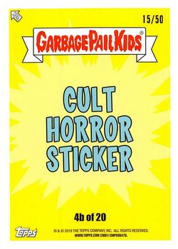 2019 Topps Garbage Pail Kids: Revenge of Oh, the Horror-ible! - Blood Splatter Gold #4b Sewer Susie Back