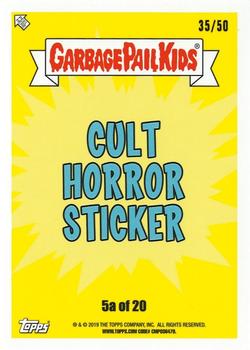 2019 Topps Garbage Pail Kids: Revenge of Oh, the Horror-ible! - Blood Splatter Gold #5a Critter Chris Back