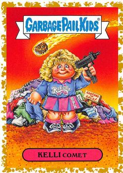 2019 Topps Garbage Pail Kids: Revenge of Oh, the Horror-ible! - Blood Splatter Gold #12a Kelli Comet Front