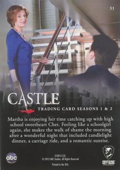 2013 Cryptozoic Castle Seasons 1 & 2 #31 A Night for Martha Back