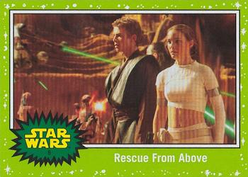2019 Topps Star Wars Journey to Star Wars The Rise of Skywalker - Green #6 Rescue From Above Front