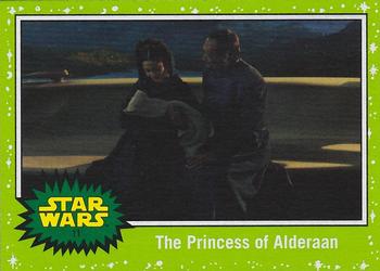 2019 Topps Star Wars Journey to Star Wars The Rise of Skywalker - Green #11 The Princess of Alderaan Front