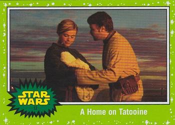 2019 Topps Star Wars Journey to Star Wars The Rise of Skywalker - Green #12 A Home on Tatooine Front