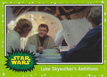 2019 Topps Star Wars Journey to Star Wars The Rise of Skywalker - Green #14 Luke Skywalker's Ambitions Front