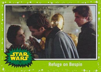 2019 Topps Star Wars Journey to Star Wars The Rise of Skywalker - Green #22 Refuge on Bespin Front