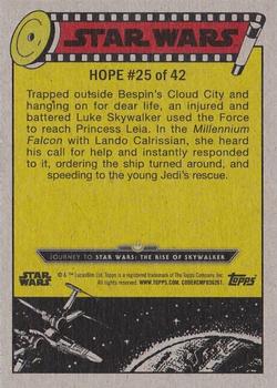 2019 Topps Star Wars Journey to Star Wars The Rise of Skywalker - Green #25 Tremor in the Force Back