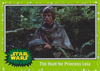 2019 Topps Star Wars Journey to Star Wars The Rise of Skywalker - Green #29 The Hunt for Princess Leia Front
