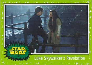2019 Topps Star Wars Journey to Star Wars The Rise of Skywalker - Green #30 Luke Skywalker's Revelation Front