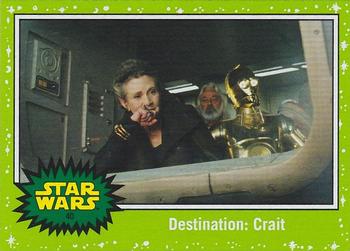 2019 Topps Star Wars Journey to Star Wars The Rise of Skywalker - Green #40 Destination: Crait Front