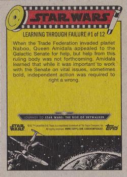 2019 Topps Star Wars Journey to Star Wars The Rise of Skywalker - Green #43 The Queen's Request Back