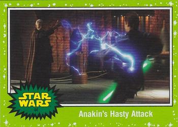 2019 Topps Star Wars Journey to Star Wars The Rise of Skywalker - Green #44 Anakin's Hasty Attack Front