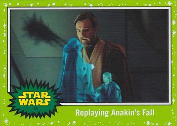 2019 Topps Star Wars Journey to Star Wars The Rise of Skywalker - Green #45 Replaying Anakin's Fall Front
