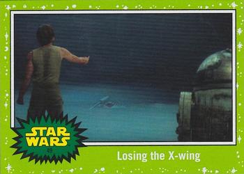 2019 Topps Star Wars Journey to Star Wars The Rise of Skywalker - Green #49 Losing the X-wing Front