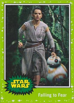 2019 Topps Star Wars Journey to Star Wars The Rise of Skywalker - Green #51 Falling to Fear Front