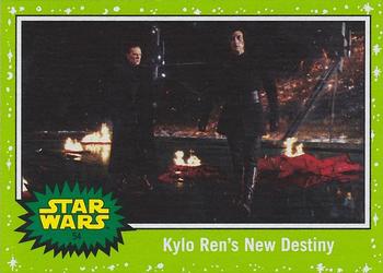 2019 Topps Star Wars Journey to Star Wars The Rise of Skywalker - Green #54 Kylo Ren's New Destiny Front