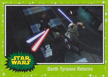 2019 Topps Star Wars Journey to Star Wars The Rise of Skywalker - Green #61 Darth Tyranus Returns Front
