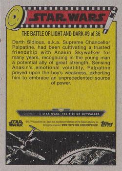 2019 Topps Star Wars Journey to Star Wars The Rise of Skywalker - Green #63 Chancellor Palpatine's Revelation Back