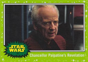 2019 Topps Star Wars Journey to Star Wars The Rise of Skywalker - Green #63 Chancellor Palpatine's Revelation Front