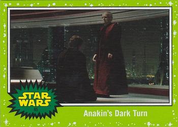 2019 Topps Star Wars Journey to Star Wars The Rise of Skywalker - Green #65 Anakin's Dark Turn Front