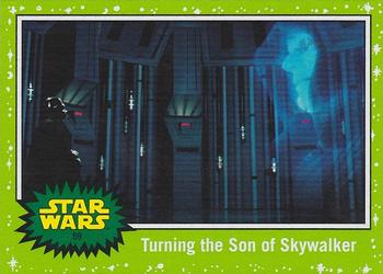 2019 Topps Star Wars Journey to Star Wars The Rise of Skywalker - Green #69 Turning the Son of Skywalker Front