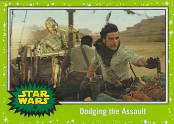 2019 Topps Star Wars Journey to Star Wars The Rise of Skywalker - Green #98 Dodging the Assault Front