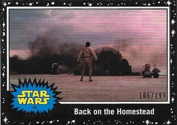 2019 Topps Star Wars Journey to Star Wars The Rise of Skywalker - Black #46 Back on the Homestead Front