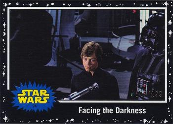 2019 Topps Star Wars Journey to Star Wars The Rise of Skywalker - Black #74 Facing the Darkness Front