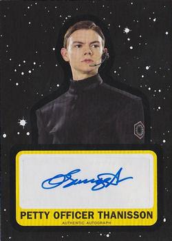 2019 Topps Star Wars Journey to Star Wars The Rise of Skywalker - Autographs Black #A-TBS Thomas Brodie-Sangster Front