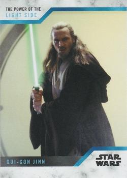2019 Topps On Demand Set 17: Star Wars: The Power of the Light Side #15 Qui-Gon Jinn Front