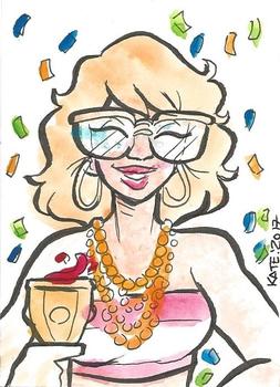 2017 Let The Good Times Roll! Again! - Sketch Artists #NNO Kate Carleton Front