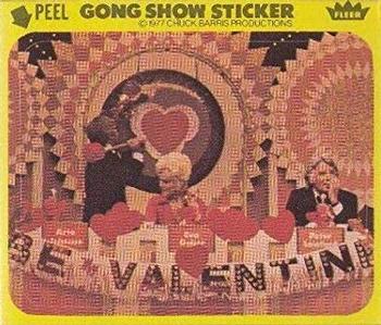 1977 Fleer Gong Show - Stickers #NNO Arte Johnson / Eva Gabor / Peter Lawford Front