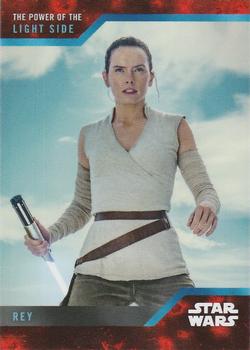 2019 Topps On Demand Set 17: Star Wars: The Power of the Light Side - Red #17 Rey Front