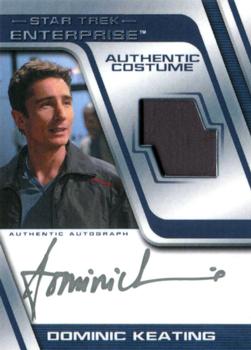 2019 Rittenhouse Star Trek Enterprise Archives Series 2 Heroes & Villains - Autographed Relics #NNO Dominic Keating Front