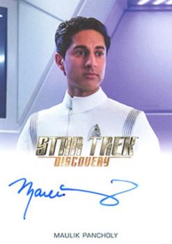 2019 Rittenhouse Star Trek Discovery Season One - Autographs (Full Bleed Design) #NNO Maulik Pancholy Front