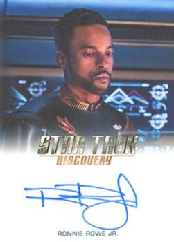 2019 Rittenhouse Star Trek Discovery Season One - Autographs (Full Bleed Design) #NNO Ronnie Rowe Jr. Front